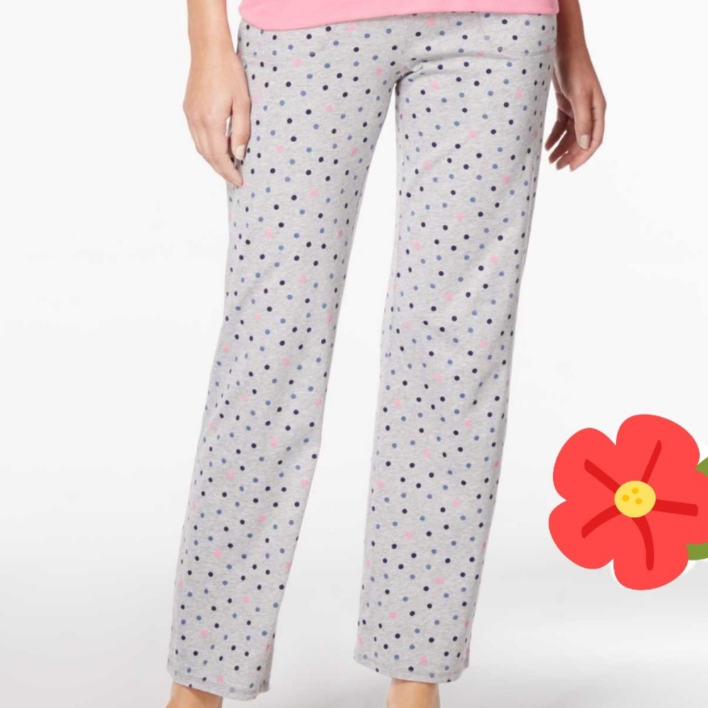 Polka Dots Fleece Pants